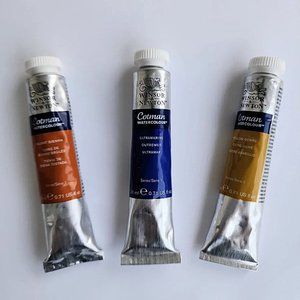 Winsor & Newton Cotman Watercolor Paint Tubes, 3 x 21 ml